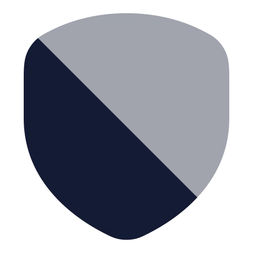 Shield Ban Icon in Bulk Rounded style