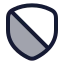 Shieldban icon with duotone rounded style