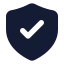 Shieldcheck icon with solid standard style