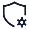 Shield Cog Corner icon preview