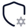 Shield Cog Corner icon preview