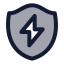 Shieldenergy icon with duotone standard style