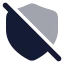 Shieldoff icon with bulk rounded style