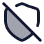 Shieldoff icon with duotone rounded style