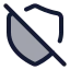 Shieldoff icon with duotone standard style