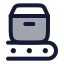 Shippingloading icon with duotone rounded style