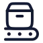 Shippingloading icon with stroke rounded style