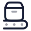 Shippingloading icon with twotone rounded style
