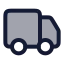 Shippingtruck icon with duotone rounded style
