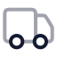 Shippingtruck icon with twotone rounded style