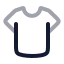 Shirt icon with twotone rounded style
