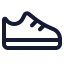 Shoes icon with stroke standard style