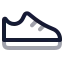 Shoes icon with twotone rounded style