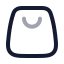 Shoppingbag icon with twotone rounded style