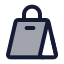 Shoppingbag icon with duotone standard style