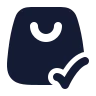 Shopping Bag Check icon preview