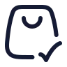 Shopping Bag Check icon preview