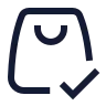 Shopping Bag Check icon preview