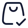 Shopping Bag Check icon preview