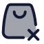 Shoppingbagremove icon with duotone standard style