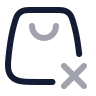 Shopping Bag Remove icon preview