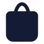 Shoppingbasket icon with solid standard style