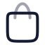 Shoppingbasket icon with twotone rounded style