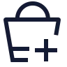 Shopping Basket Add 02 icon preview