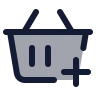 Shopping Basket Add 03 icon preview