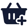 Shopping Basket Add 03 icon preview