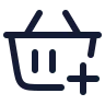 Shopping Basket Add 03 icon preview
