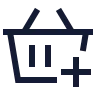 Shopping Basket Add 03 icon preview