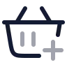 Shopping Basket Add 03 icon preview