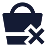 Shopping Basket Remove 02 icon preview