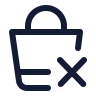 Shopping Basket Remove 02 icon preview