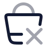 Shopping Basket Remove 02 icon preview