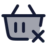 Shopping Basket Remove 03 icon preview