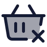 Shopping Basket Remove 03 icon preview