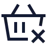 Shopping Basket Remove 03 icon preview
