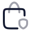 Shoppingbasketsecure icon with twotone rounded style