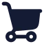 Shoppingcart icon with solid rounded style