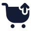 Shoppingcartcheckout icon with solid standard style