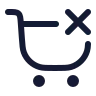 Shopping Cart Remove 01 icon preview
