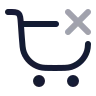Shopping Cart Remove 01 icon preview