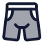 Shortspants icon with duotone standard style