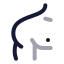 Shoulder icon with twotone rounded style