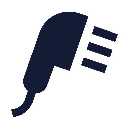 Shower Head Icon in Solid Sharp style