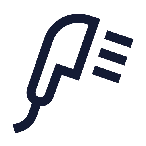 Shower Head Icon in Stroke Sharp style