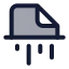 Shredder icon with duotone standard style