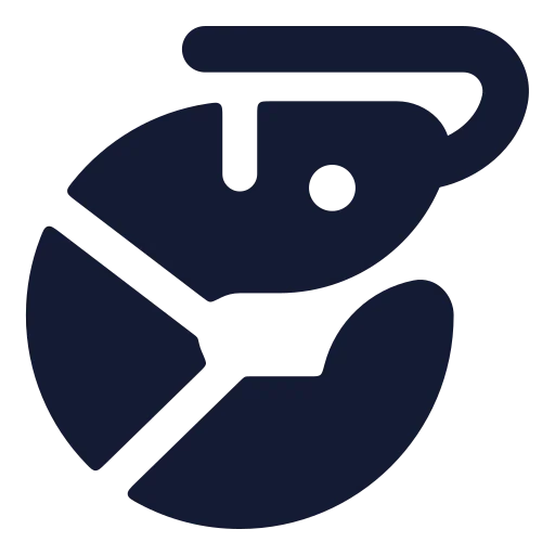 Shrimp Icon in Solid Rounded style